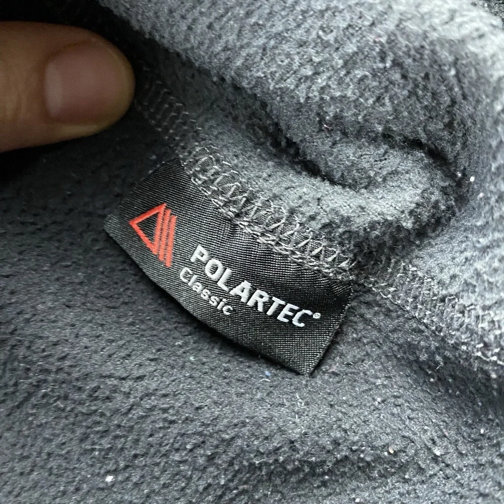 North Face Jacket Fleece Zip Coat Mens‎ Large Black